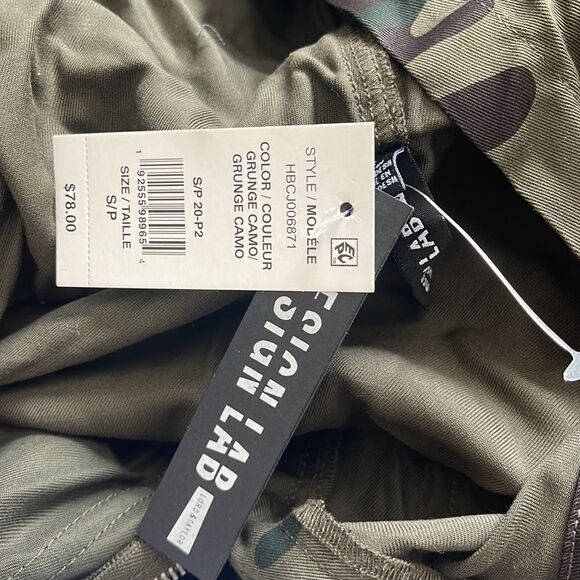 Design Lab Grunge Camp Jacket NEW - Picture 3 of 4